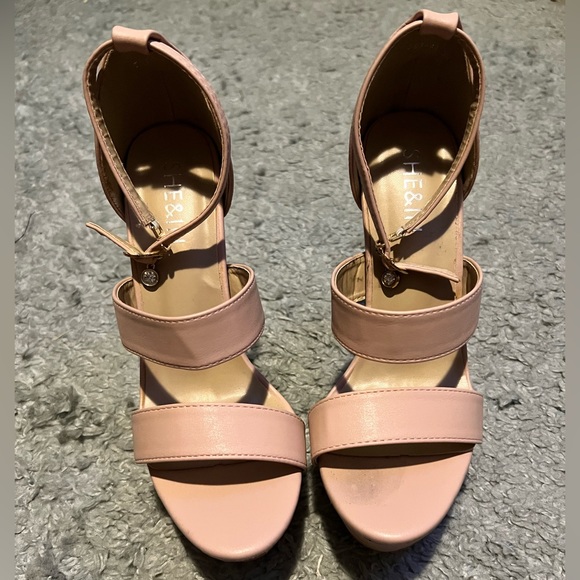 Open Toe Ankle Strap Stiletto Heels - Picture 1 of 5